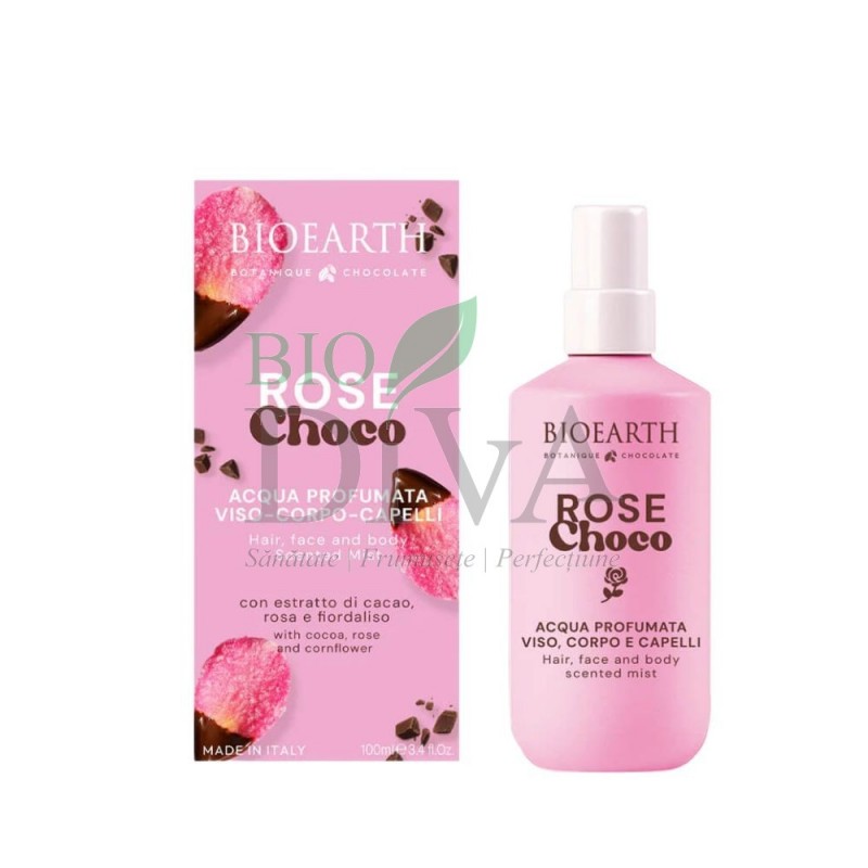 Apa parfumata Rose Choco, ciocolata si cirese, Bioearth, 100ml