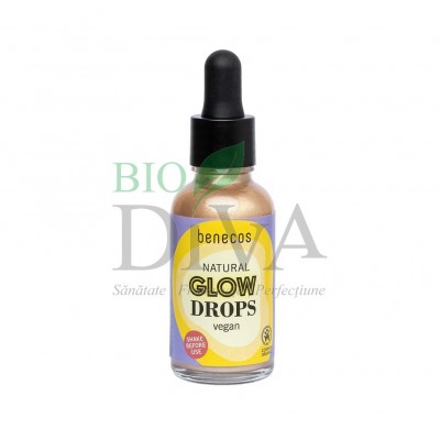 Elixir iluminator cu aloe vera Natural Glow Drops Benecos