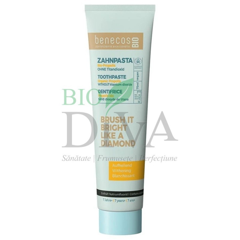 Pastă de dinți cu propolis cu fluor Benecos
