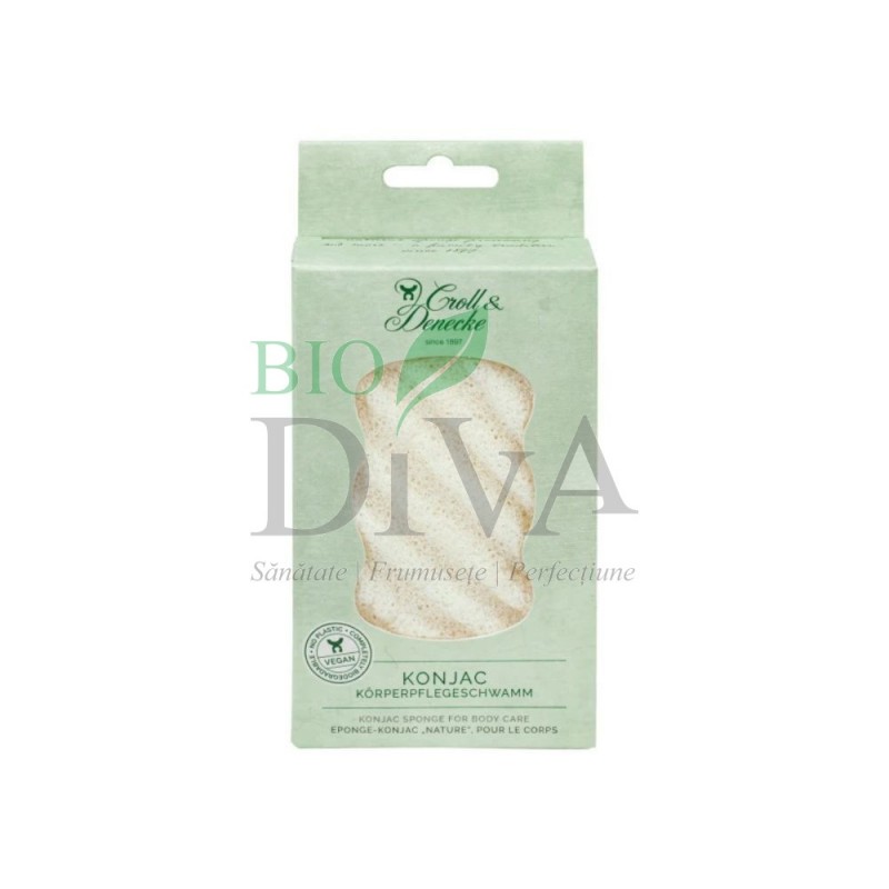 Burete konjac pentru corp Croll & Denecke
