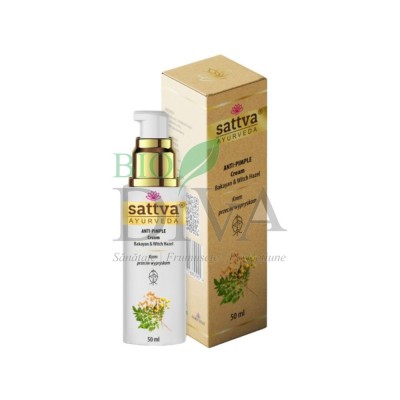 Crema de față pentru coșuri cu bayakan 50ml Sattva Ayurveda