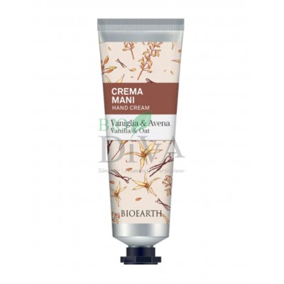 Cremă de mâini cu vanilie și ovăz Family Bioearth