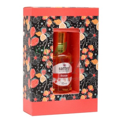 Ulei de parfum Trandafir 10ml Sattva Ayurveda