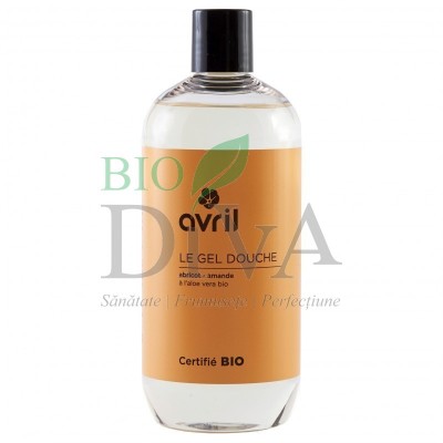 Gel de duș bio cu migdale și caise Avril