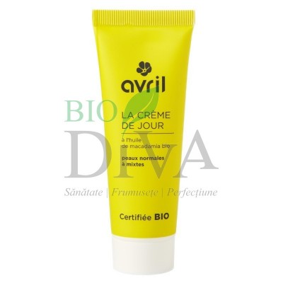 Cremă bio de zi pentru ten normal mixt Avril