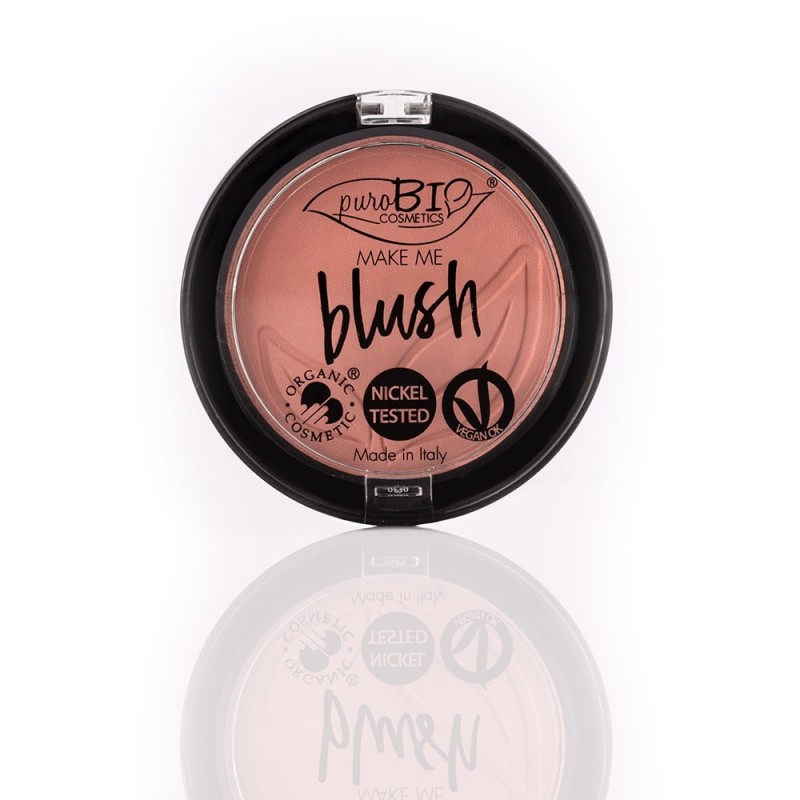 Fard de obraz bio satinat Pink Satin PUROBIO COSMETICS