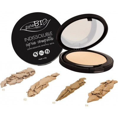 Pudră matifiantă compactă PuroBio Cosmetics
