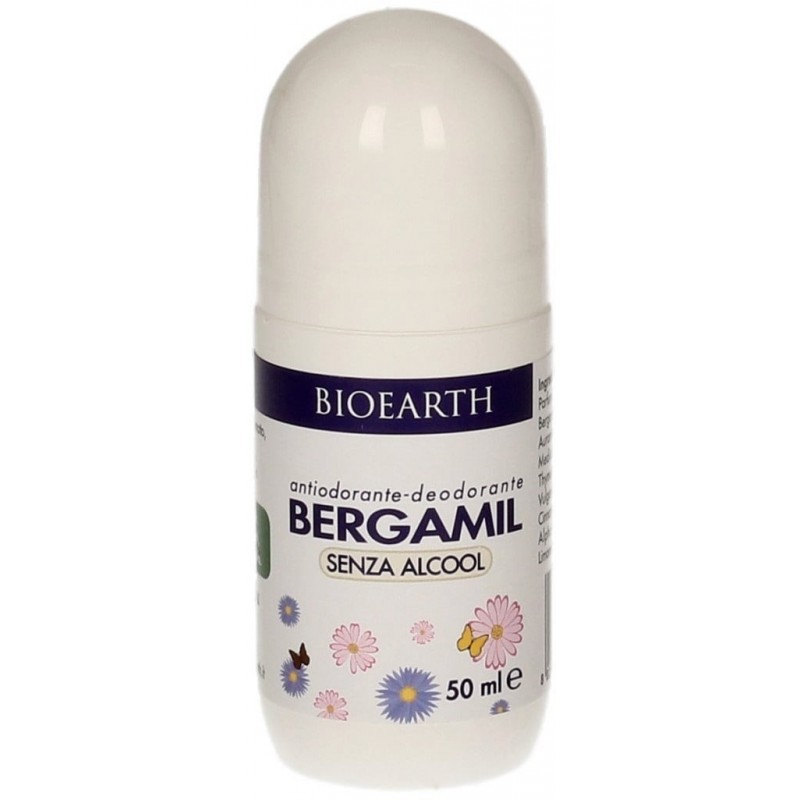 Deodorant Bergamil cu piatră de alaun și uleiuri esențiale BIOEARTH