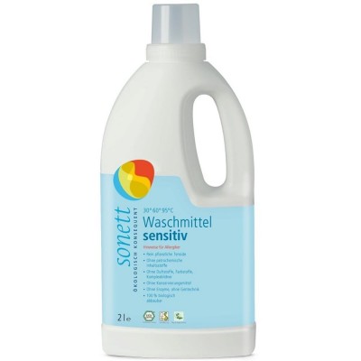 Detergent ecologic pentru rufe albe și colorate sensitiv Sonett