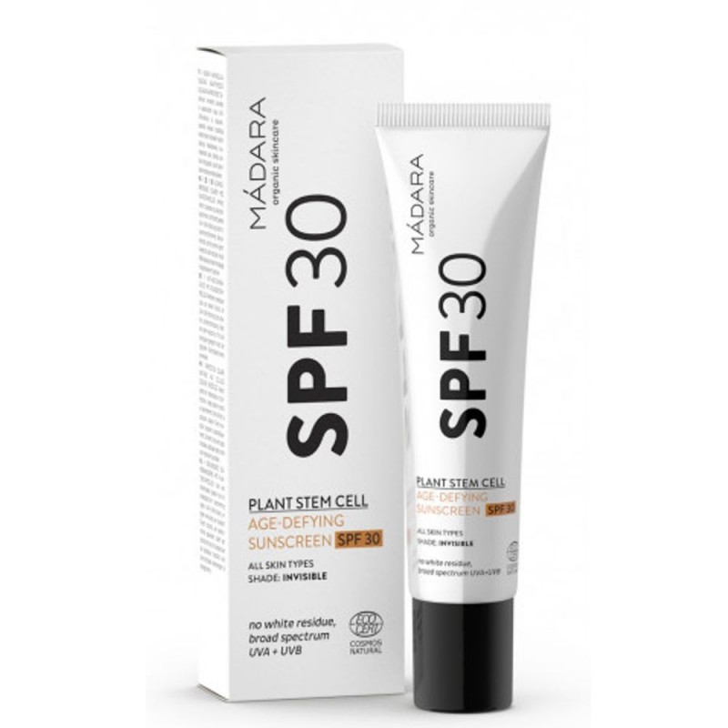 Cremă de soare antirid pentru față SPF 30 Madara