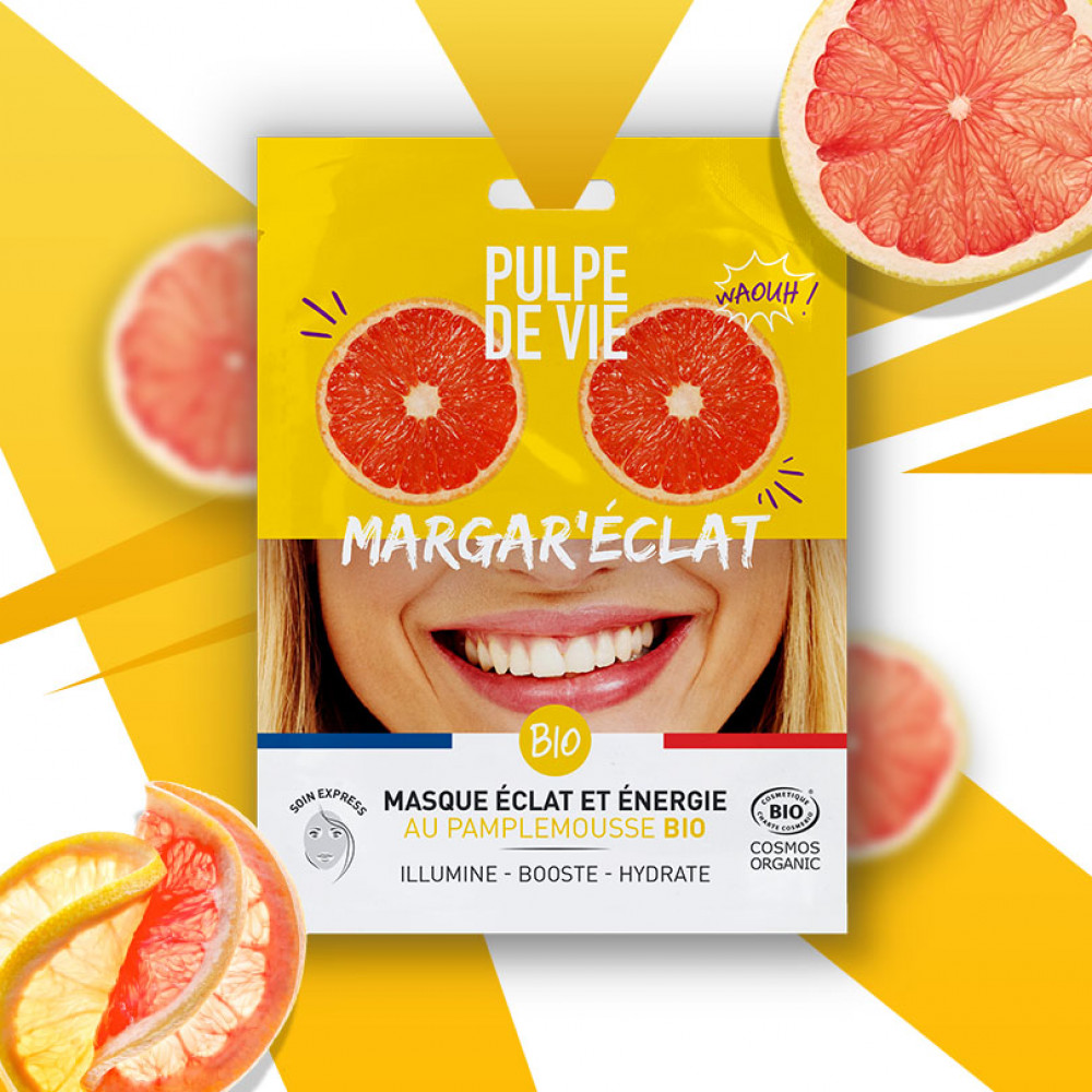 Mască energizantă iluminatoare Margar Eclat Pulpe de Vie